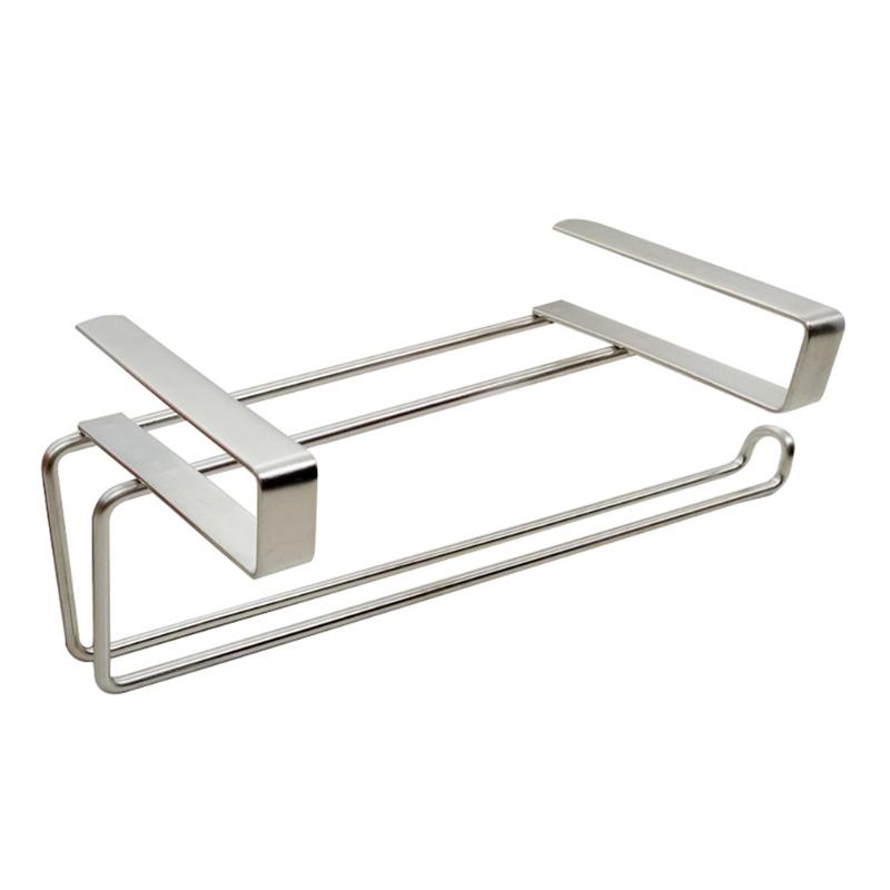 

Hooks & Rails Multipurpose Toilet Tissue Holder Rack Kitchen Towel Practical Shelf