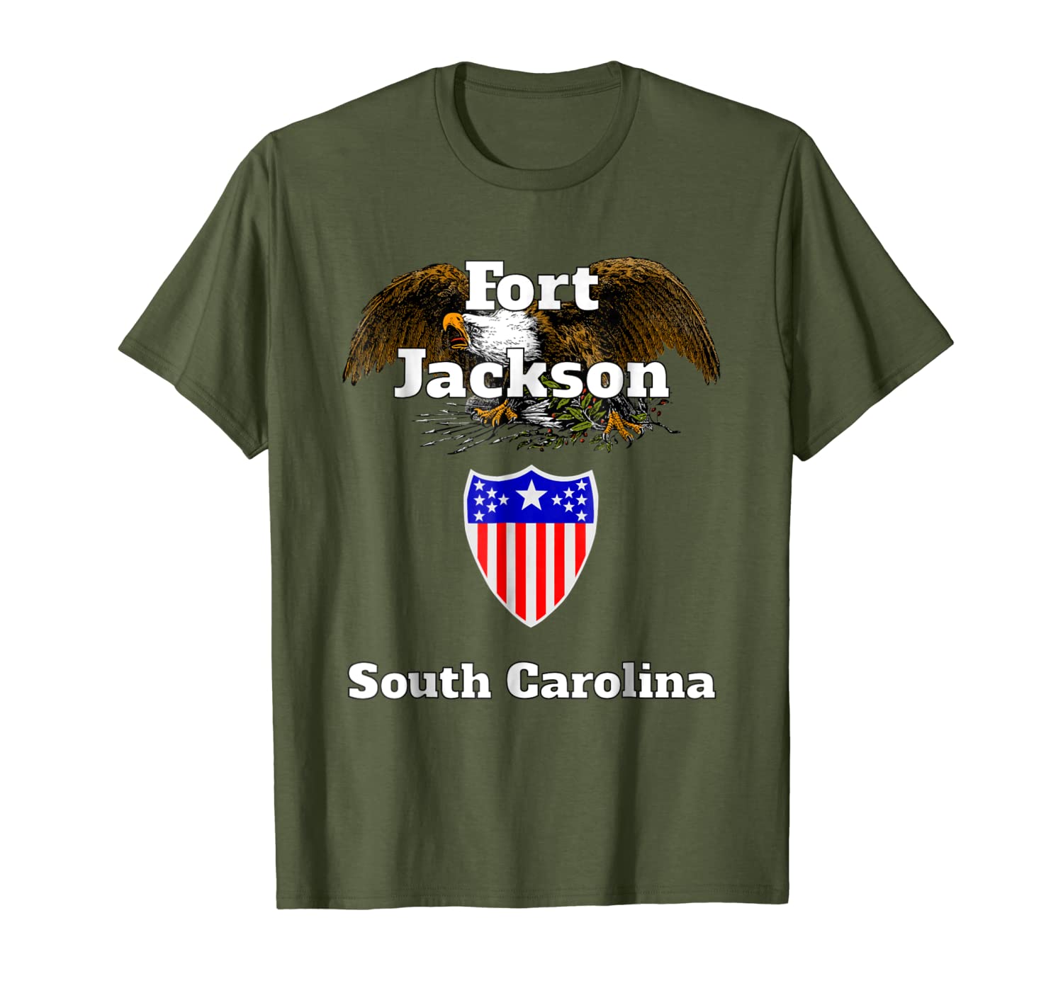 

fort jackson adjutant general branch military design t-shirt, White;black