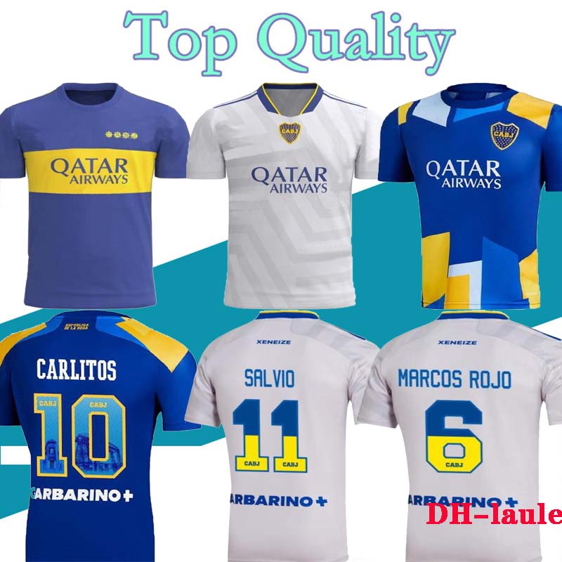 

2021 2022 Boca Juniors soccer Jersey 21 22 TEVEZ MARADONA MOURA ABILA REYNOSO DE ROSSI JRS sports football shirt S-XXL, Black;yellow