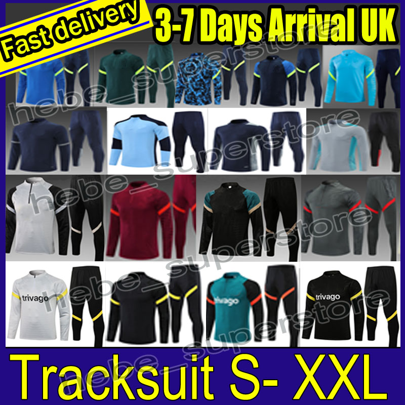 

2021 2022 DELE SON KANE LUKAKU HAVERTZ Tracksuits 21/22 Man Training Suit Soccer jacket maillot de foot Football uniforms, L.v.p