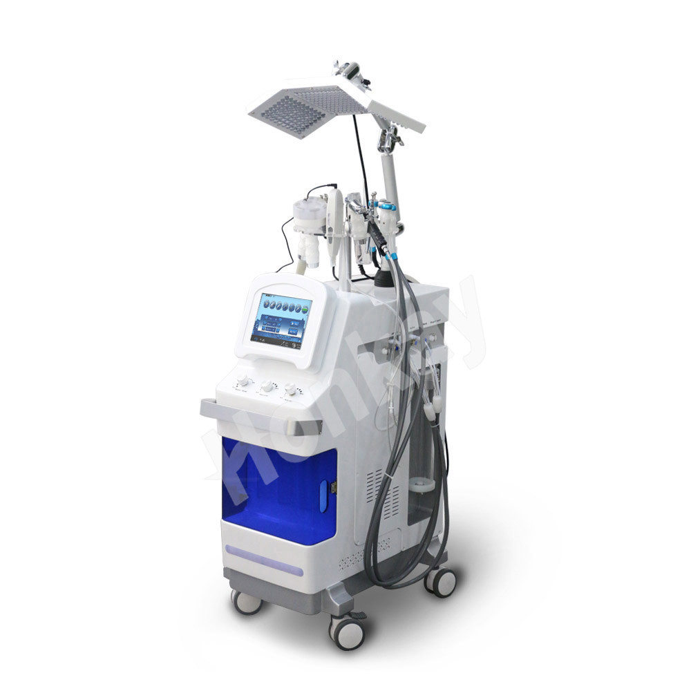 Beauty spa jet vacuum hydra micro dermabrasion aqua facial peel clean hydrifacial machine pdt led therapy facial machine-image-656473324