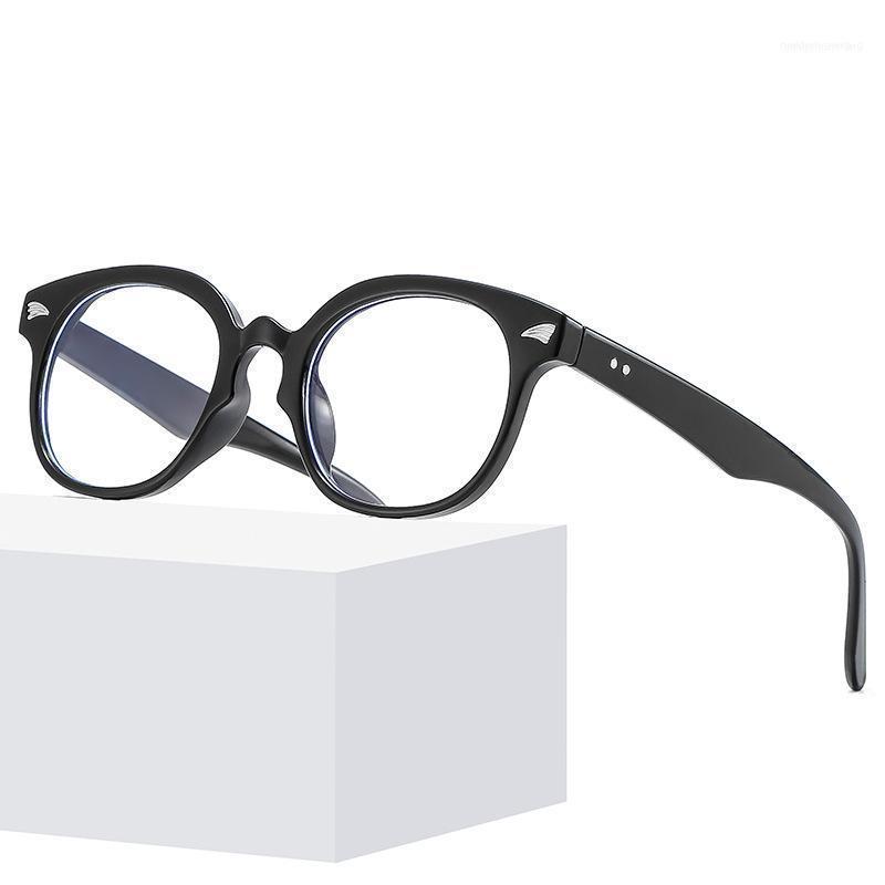 

Sunglasses 2021 Trend Women Eyeglasses Anti-Blue Light Men Optical Computer Eye Glasses Vintage Round Plastic Frame Wear