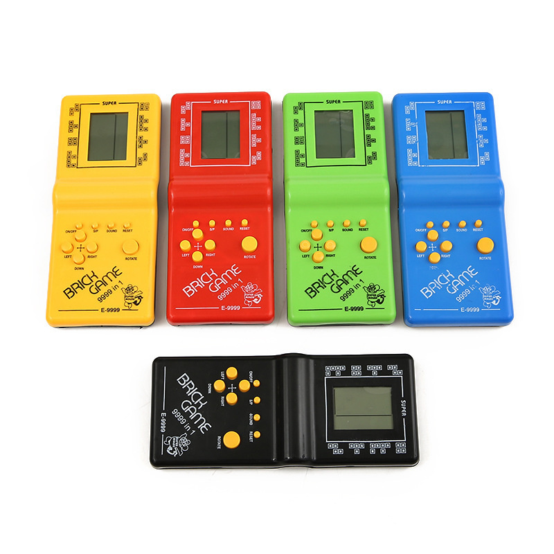 

Classic Tetris Hand Nostalgic Host Game Player Held Electronic Games Toys Console for Kids Playing Fun Brick Gaming Riddle Handheld e9999