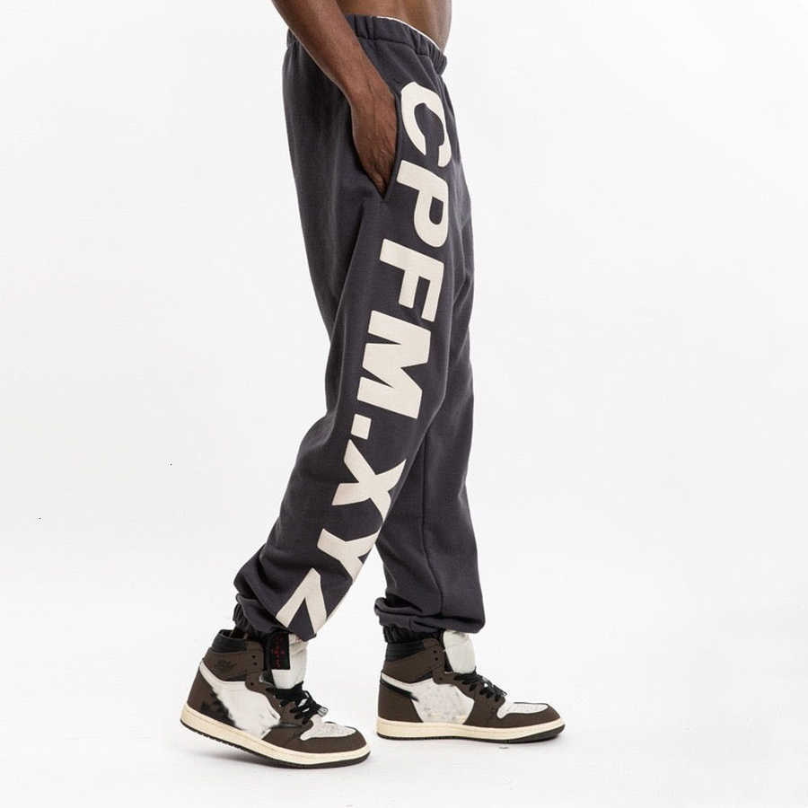 

men's pants high street big cpfm.xyz sweatpants men women cotton joggers drawstring trousers kanye west kim sunday service 7jtr, Black