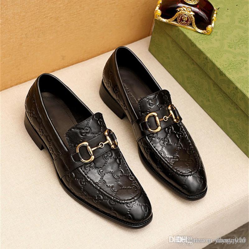 

TOP TOP Men Formals Black Gold Formal Shoe Men's Carved Leather Shoess Handmade Business Dress Brogue Oxfords Shoes Size 6.5-11, Shoelace