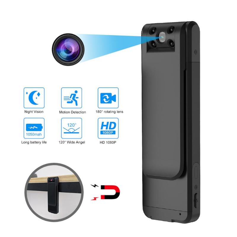 Camcorders Portable Night Vision Mini Camera, HD 1080P Wireless Small Video Camcorder, Rotatable Lens Support OTG Connection Pen Camera-image-724429562