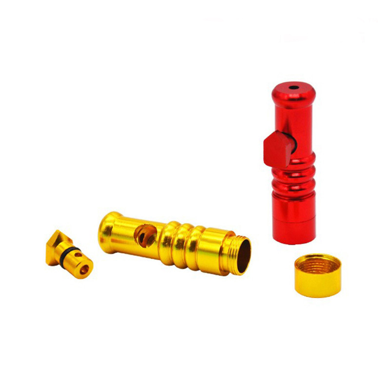 

Mini Color metal aluminum alloy latest style snuff bottle pipe cigarette accessories
