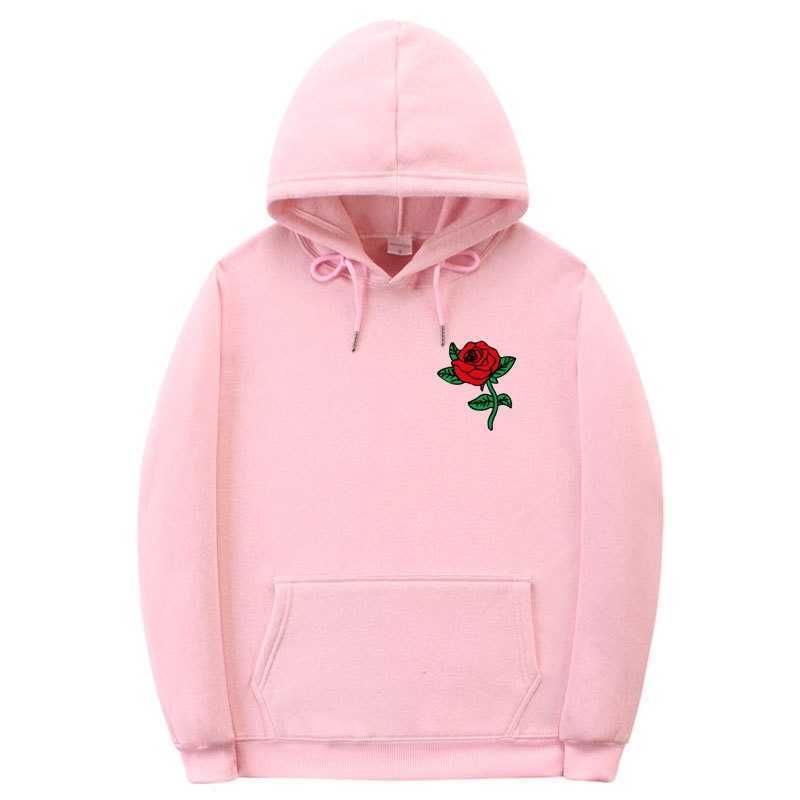 

New people are poison rose sweater men' and women' fashion hooded Pullover2021, Black ms341
