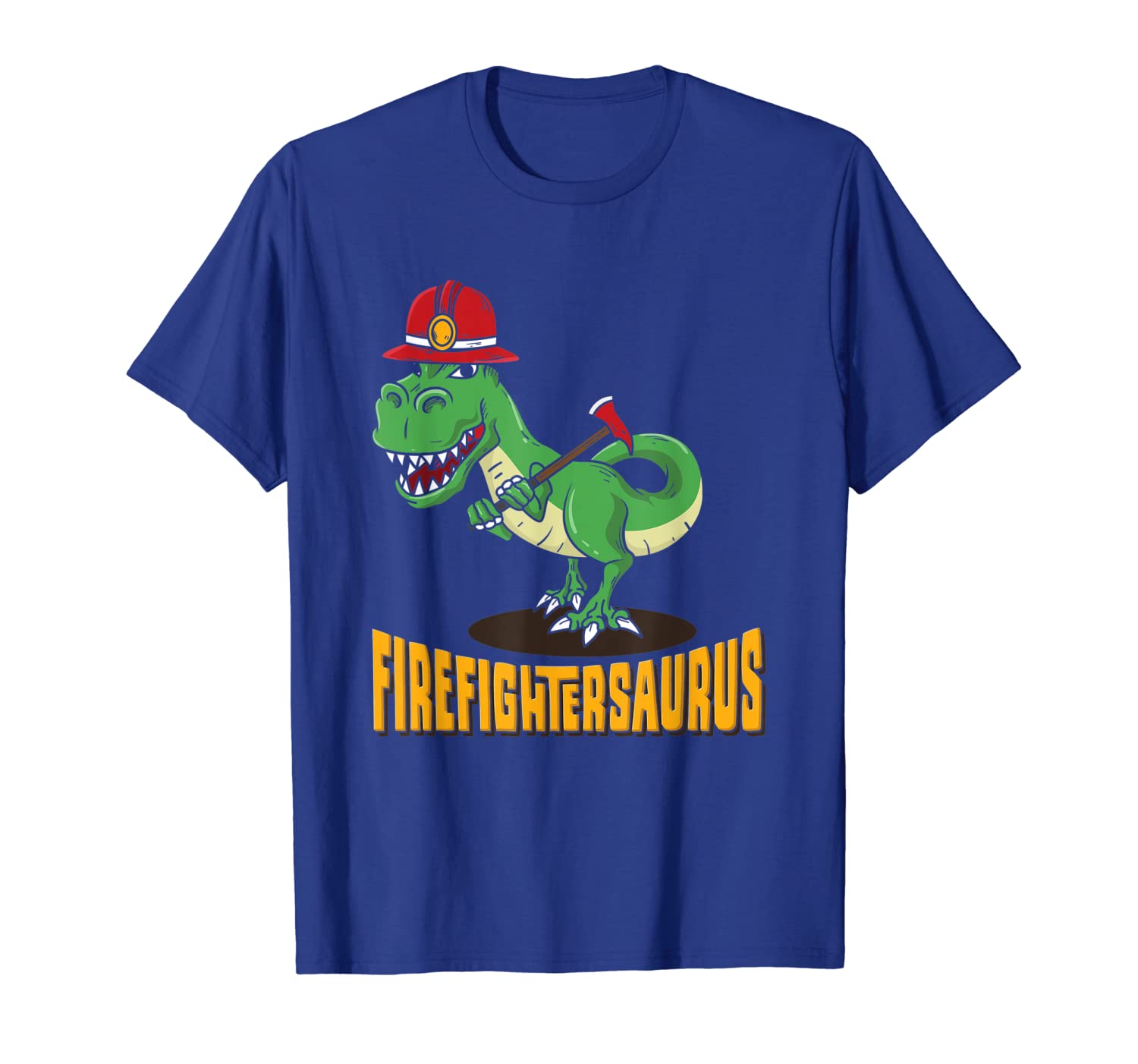 

firefighter dinosaur t-shirt i firefightersaurus gift, White;black