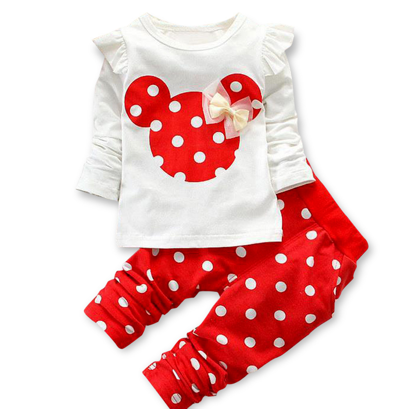 Girls Clothing Sets Winter Girls Clothes Set T-shirt+pants 2 pcs Kids Clothes Girl Sport Suit Children Clothes 6M-24M Z220301