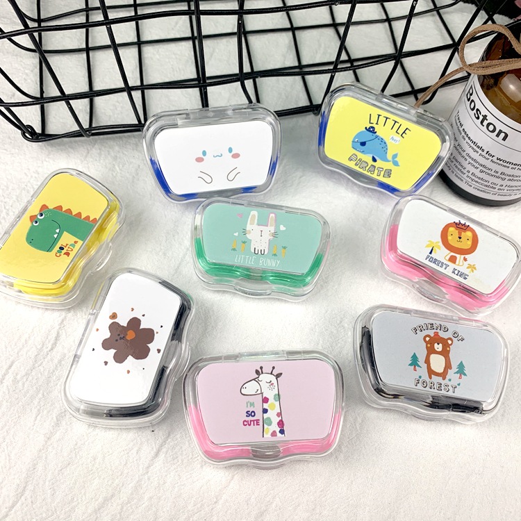 

Candy color contact lenses box partner lenses box of contact lens case