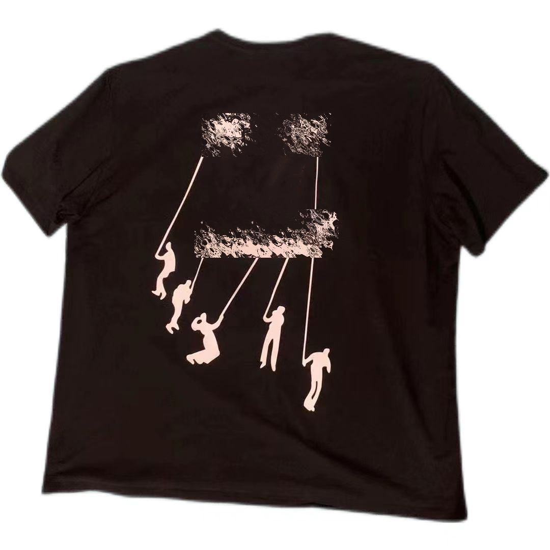 

Fashion Mens Designers T Shirts Summer womens tshirt Crane Printing High Quality crew neck T-Shirts Hip Hop Men Women Short Sleeve Tees Size S-5XL, 14