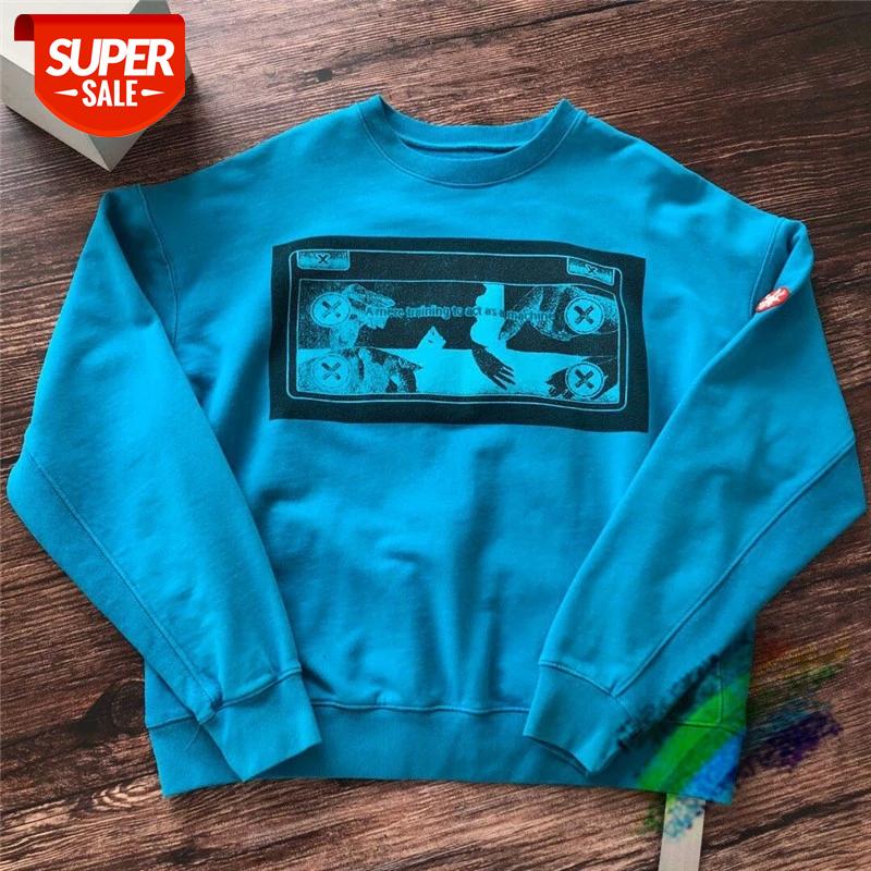 

450g Thick Cotton C.E19AW CAVEMPT Sweatshirts Crewneck Men Woman 1:1 High-Quality CAVEMPT Fashion Casual Pullove Cav Empt Hoodie #6d1M, Black