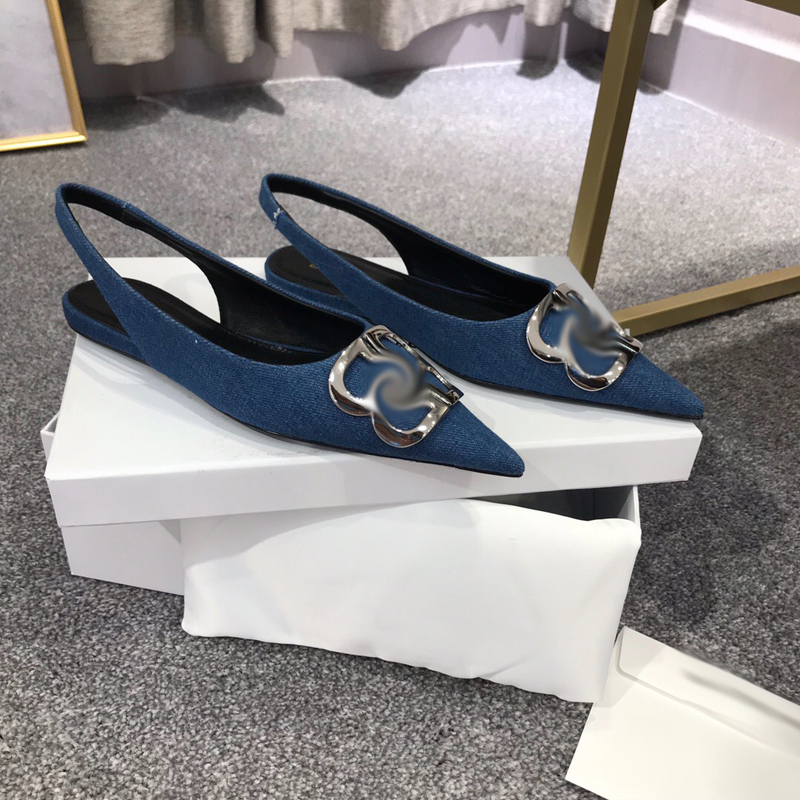 

2021 Good Quality Fashion Women Luxurys Designers Shoes Designer Sandals Womens Luxury High Heels Sandal Dress Shoess With Box Size 35-41 -B535, Navy