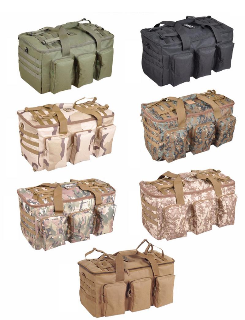 

Stuff Sacks 60L Outdoor Camping Men's Military Tactical Backpack 1000D Nylon For Cycling Hiking Sports Climbing Bag, Black