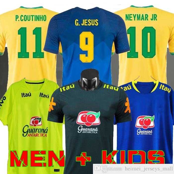 

BrazilS 2020 2021 Camiseta de futbol PAQUETA NERES COUTINHO football shirt FIRMINO JESUS soccer jersey MARCELO 2021 maillot de foot Brasil, Training adult