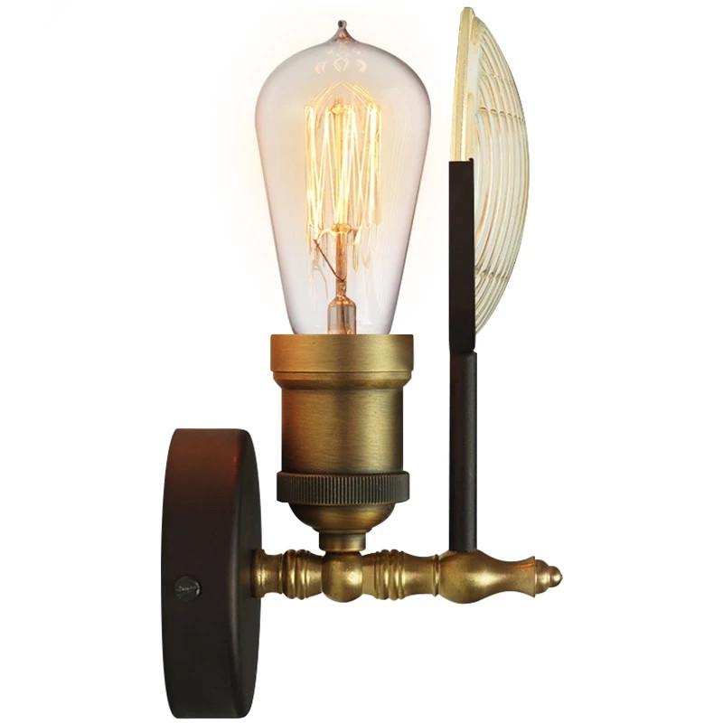 

American Vintage Wall Lamps Glass Wall Light Industrial Retro Decoration Lighting Fixtures Classic Car Lamp Without Bulb