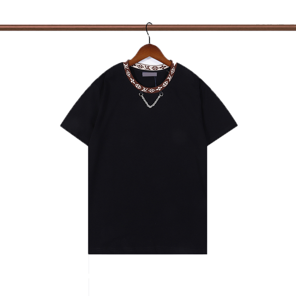 

2021 Men Women Designer T shirts Summer Mens T-Shirt Casual Mans Womens Loose Tees Short Sleeve, White;black