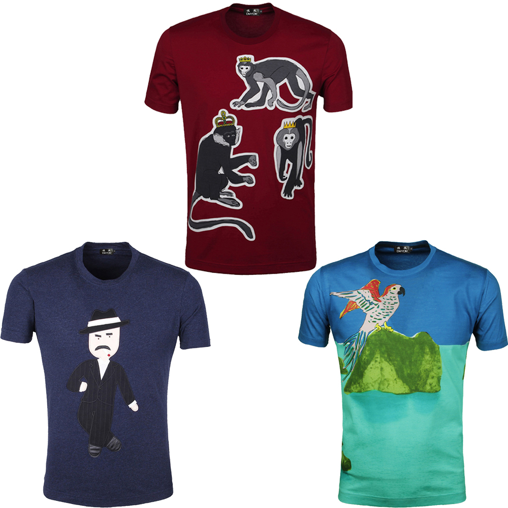 

2021 New Men t Shirts Patchwork Printed T-shirt Hip Hop Short Sleeve Streetwear Tops Tees Fashion Skateboards Tshirts Dy662 X70x, Red