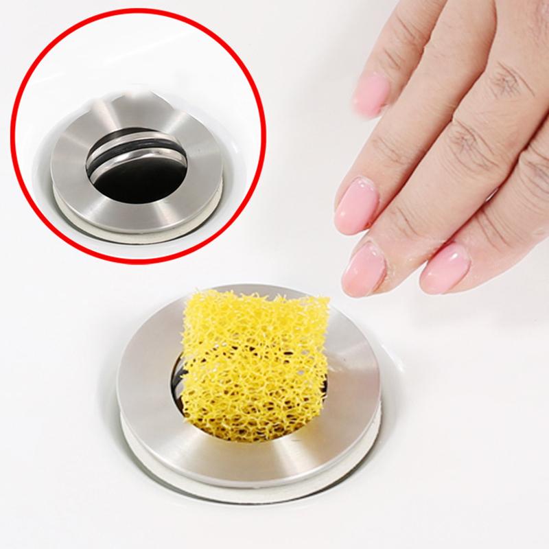 

Other Bath & Toilet Supplies Bathroom Hair Sewer Filter Drain Cleaning Sponge Kitchen Sink Strainer Anti Clogging Floor Wig Removal Consumab