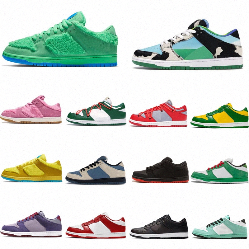 

2021 New chunky dunky sb shoes Low Authentic sneakers grateful dead dunk pink digital Concepts Mens Womens sports Trainers 36-44 T82i#, Black