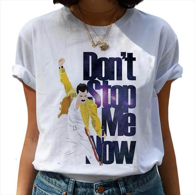 

freddie mercury queen band men t shirt women harajuku vintage ullzang fashion 90s graphic rock tees female, White;black