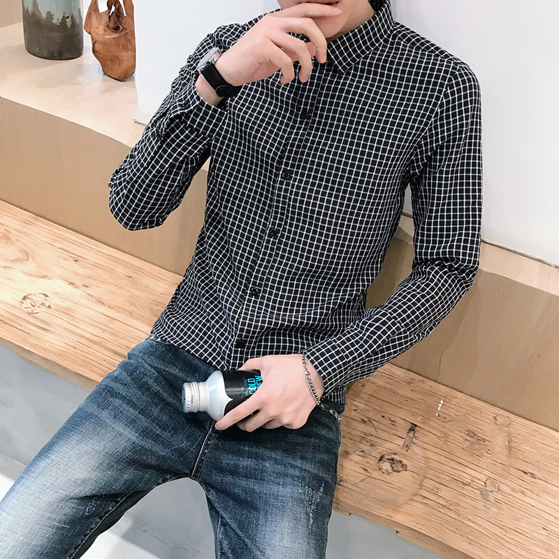 

New Mais Tamanho 5xl-s Primavera Nova Manga Longa Camisas Para Roupas Masculinas 2021 Simples Magro Ajuste Casual Clube Noturno Social Vesti, Pink