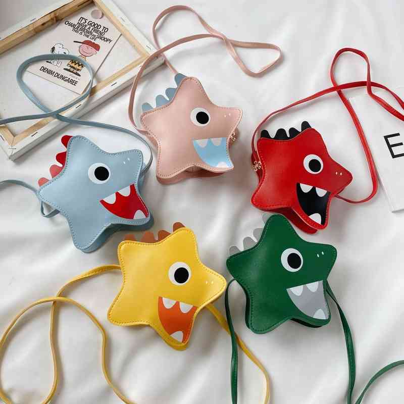 

Children's Messenger Bag Korean cute starfish cartoon zero wallet boys' and girls' single shoulder accessory bag, Yellow