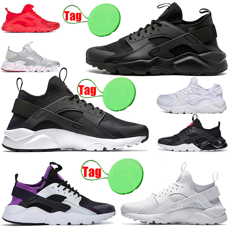 

Huarache 4.0 Classic Gold Triple red black white Running Shoes For Men Women Breath Huaraches Trainer Athletic Sport Sneakers US 5.5-11, 4.0 white