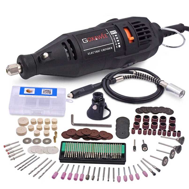 

110V 220V Power Tools Electric Mini Drill Die Grinder Engraver Polisher with Rotary Tools Set Kit For Dremel 3000 4000 211027