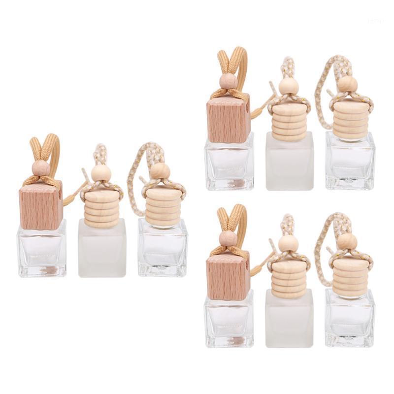 

Storage Bottles & Jars 9Pcs Auto Empty Perfume Hanging Bottle Car Air Freshener Pendants