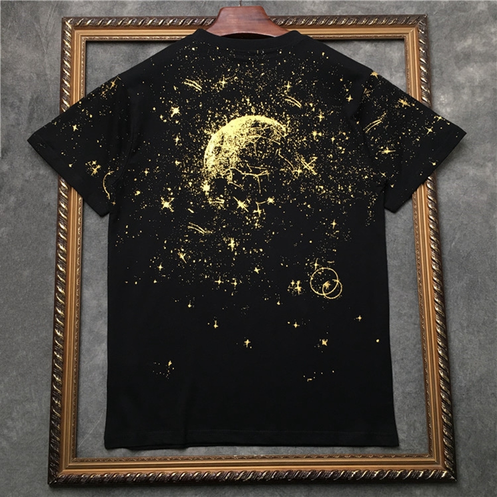 

2021 Barrett Summer Short Sleeve T-shirt Male New Round Neck Cotton Bottoming Tshirt Hip-hop Tide Brand Youth t Shirt 0kit, Black
