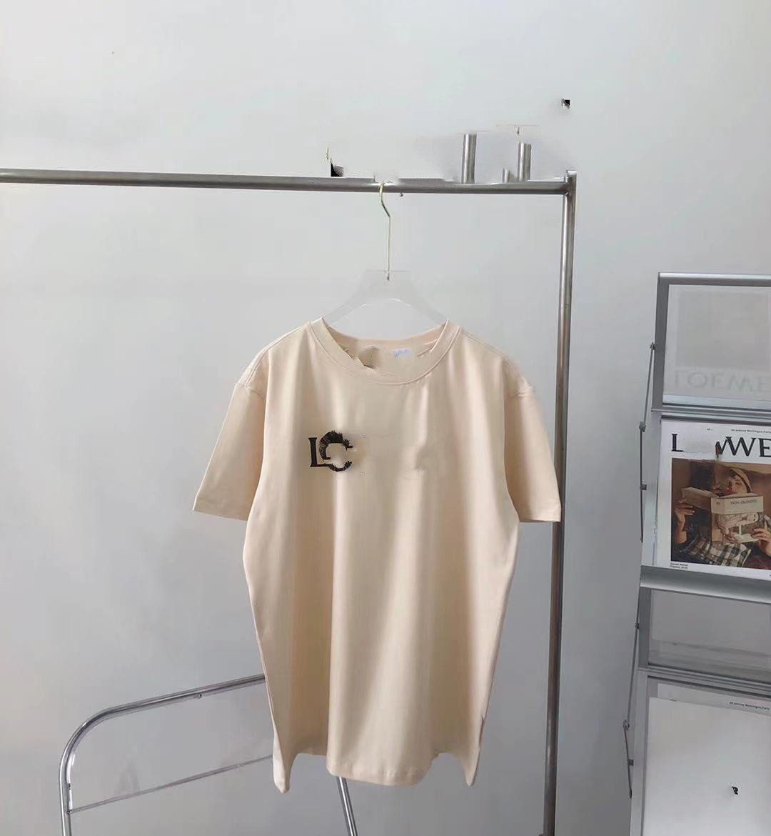 

Luxury design Fashion LM urban leisure short Micah loose T-shirt sleeve long lovers, Maca