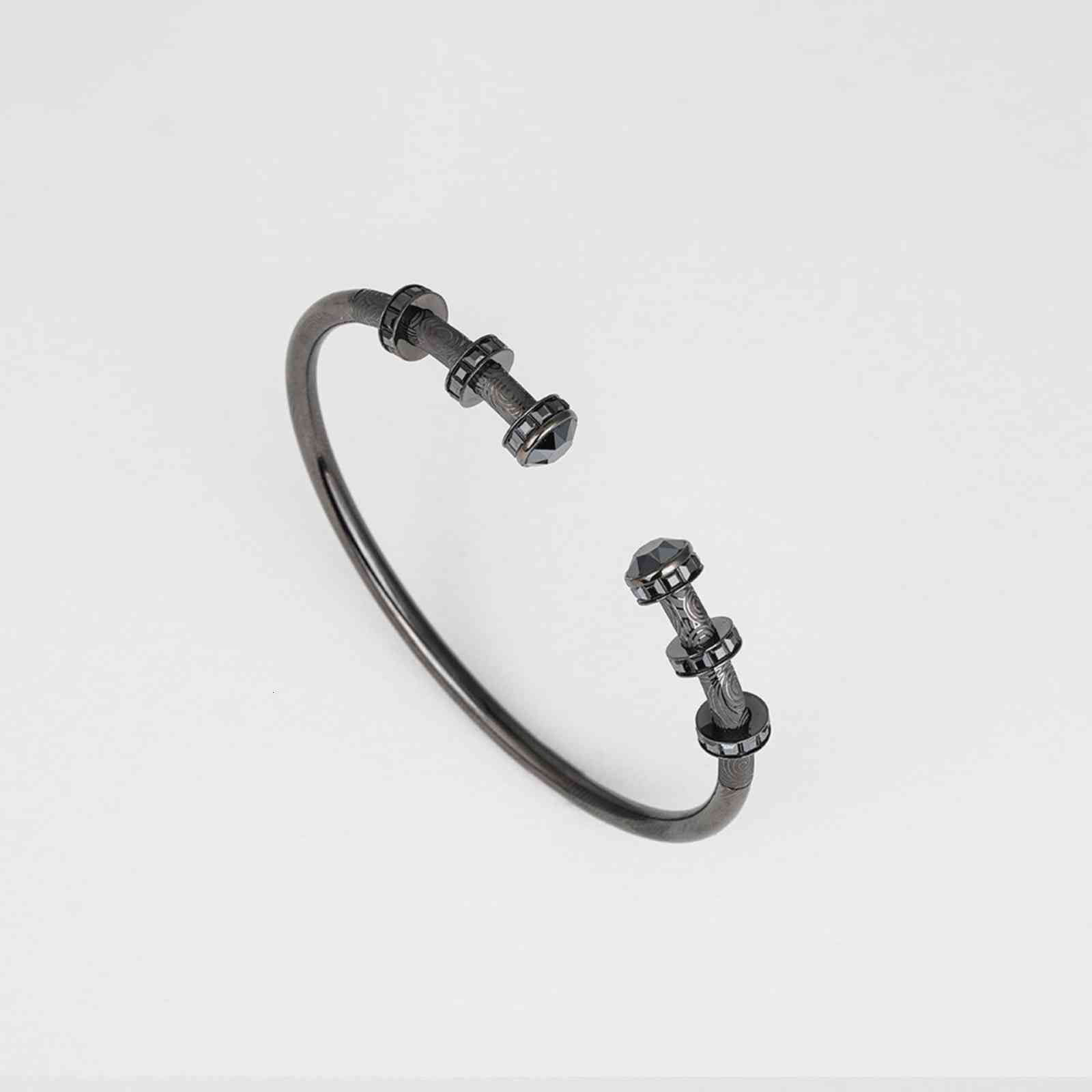 Bangles Bracelets Shi Family Let Love Open Ruyi Golden Cudgel Bracelet Female Swarovski Element Crystal-image-739102553