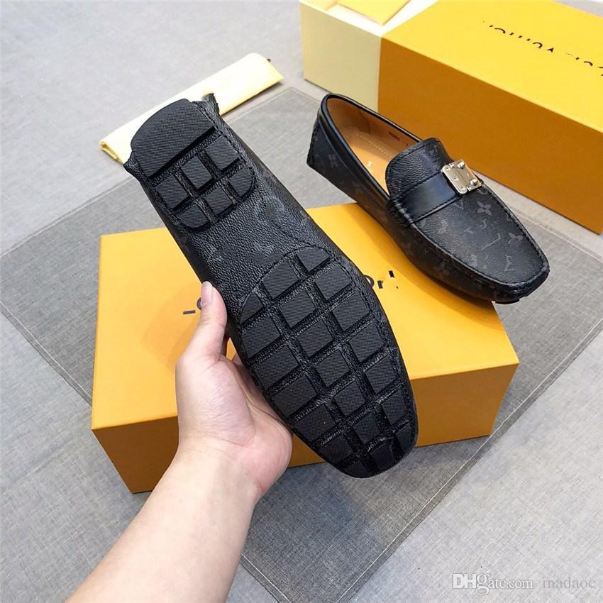 

G1 25 Style GENUINE LEATHER LOAFERS MEN Casual SHOES DESIGNER Summer Autumn Mocasines Hombre LUXURY Driving LOAFER Lofer Loffers A2, #12