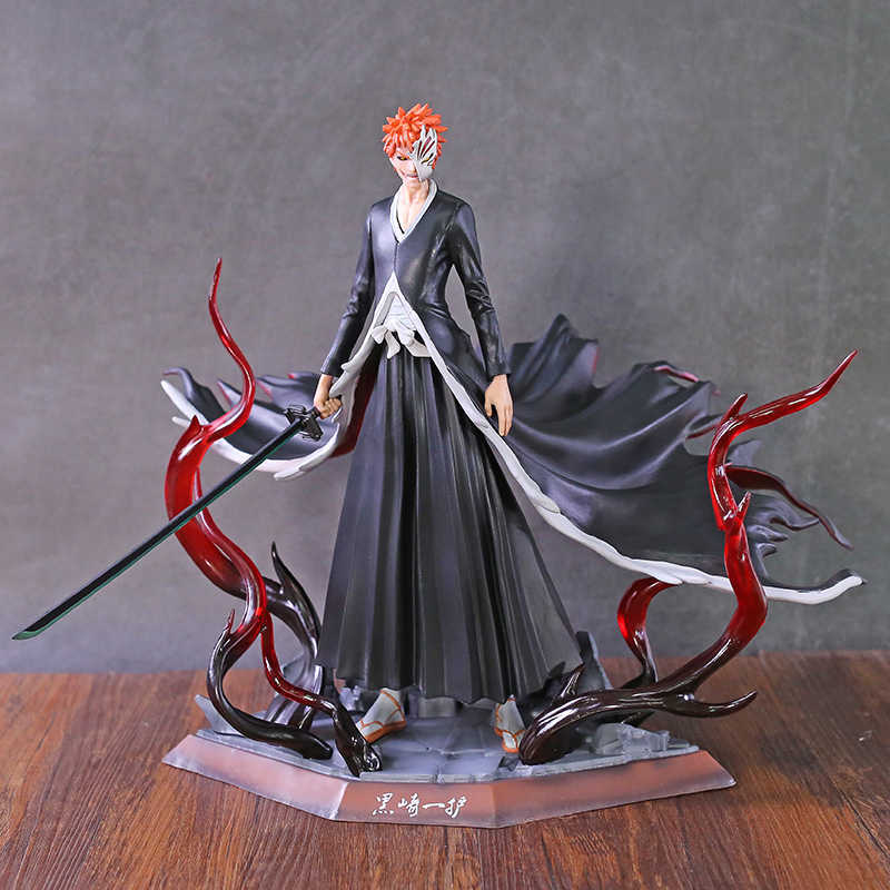 

Bleach Ichigo Kurosaki 2nd Stage Hollow Ver. Statue PVC Figure Collection Anime Model Toy Q0722