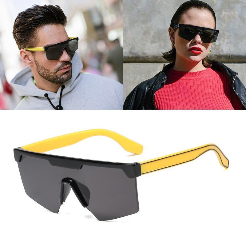 

Sunglasses 2021 Fashion Cool Square Shield Style Men And Women Ins Brand Design 95216