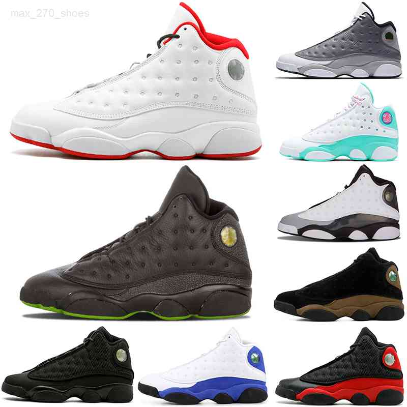 

fashion 13s 13 basketball shoes jumpman Reverse He Got Game Playoffs playground olive outdoors Trainers sports sneakers size 40-46, Alternate