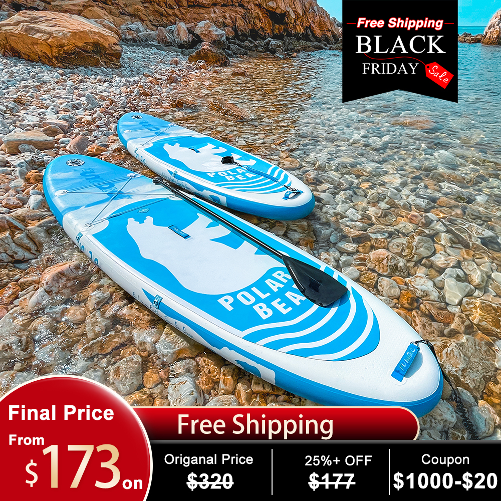 

FUNWATER US&CA&EU Warehouses DropShipping Delivery Within 7 Days surfboard 320*84*15cm inflatable stand up paddle board wholesale sup surf paddleboard water sport