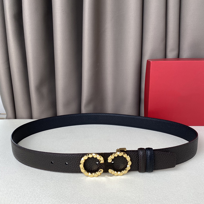 

Women Designer Belt For Men Fashion Reversible Mens Luxurys Belts with Box Ladies Waistband Ceintures Girdle suvoe, Black;brown