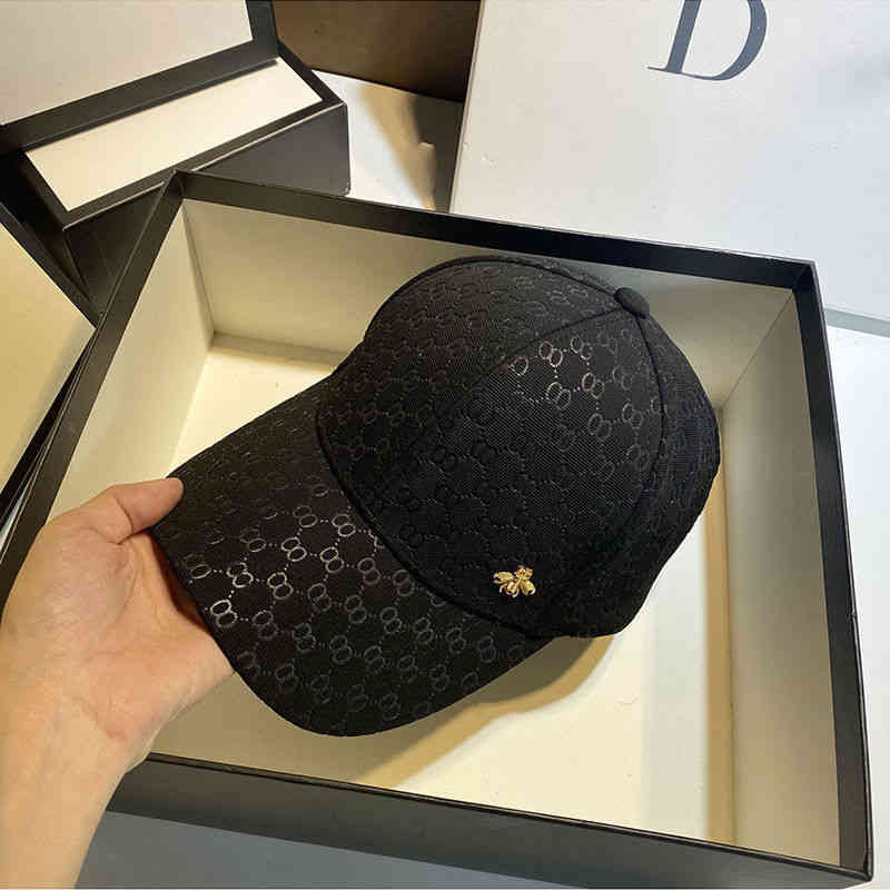 

hat female four seasons sunscreen hat baseball hat casual versatile hip hop men's solid color cap, Black
