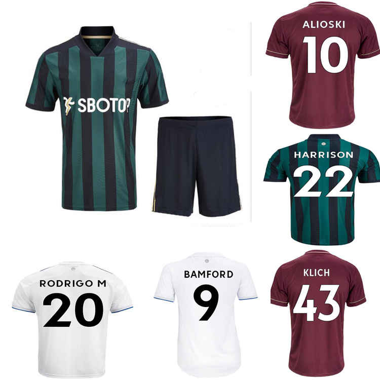 

vip20 21 Leeds Home Soccer Jerseys United T Roberts 2020 2021 Jersey Harrison Klich Alioski BAMFORD Men's + children's suit Football Shirts, Black;yellow