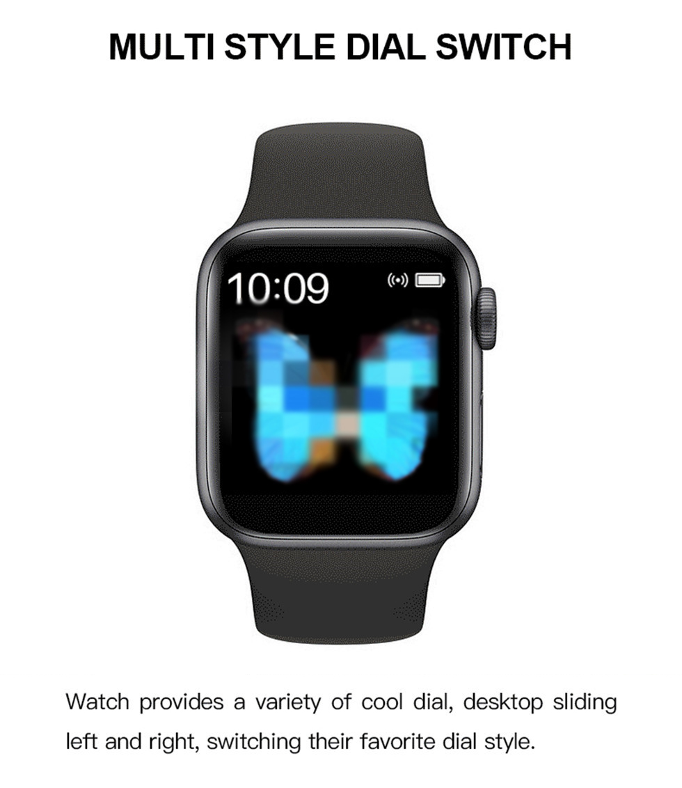 

T500 Smart Watch Full Touch Screen Bluetooth Wristwatch Fitness Tracker Smartwatches Heart Rate Monitoring for IOS Android