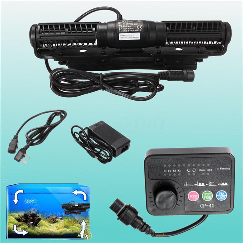 

Air Pumps & Accessories Jebao AC110V-220V Controllable Aquarium Wave Maker Marine Reef Coral Fish Tank Cross Flow Pump Wavemaker CP-25 CP-40