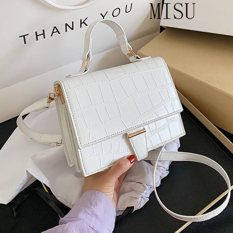 

Stone Pattern Totes Mini PU Leather Crossbody Bags For Women 2021 Simple Travel Summer Fashion Shoulder Handbags and Purses, Black