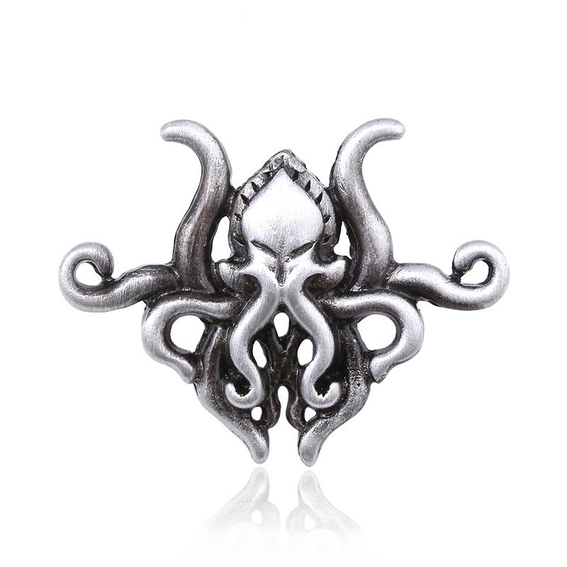 

Pins, Brooches H.P. Lovecraft Cthulhu Enamel Pins Mythos Octopus Horror Badge Brooch For Women Men Lapel Pin Jewelry