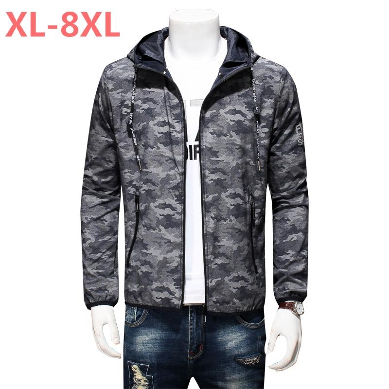 

Men's Jackets PLus 10XL 8XL 6XL 5XL Ultra Thin Jacket Men Brand Clothing Light Sunscreen Coat Male Top Quality Breathable Soft Tops