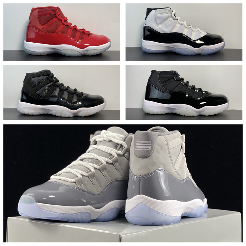

kicks88 wholesaler basketball shoes 2021 11 cool gray CT8012-011 /-005 Shadow 11s Big Devil 2.0 Stealth Men trainers sports Sneakers top quality with box size 7-13, 11 av2187-117