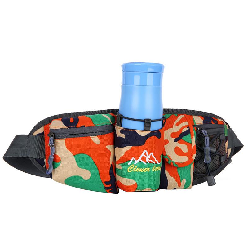

Running Hydration Belt Fanny Pack Women Men Sport Hip Waist Bag Waterproof Jogging Gym With Water Bottle #40 Bags