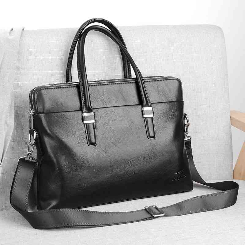 

Men's hand business briefcase file men's shoulder messenger computer bag, S819